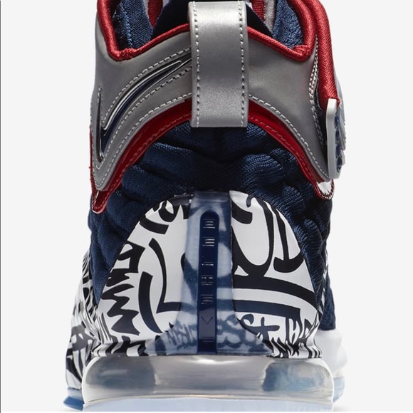 SOLD!!!  Lebron 17 Graffiti Cold Blue - Picture 4 of 5
